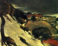L Estaque under Snow Paul Cezanne